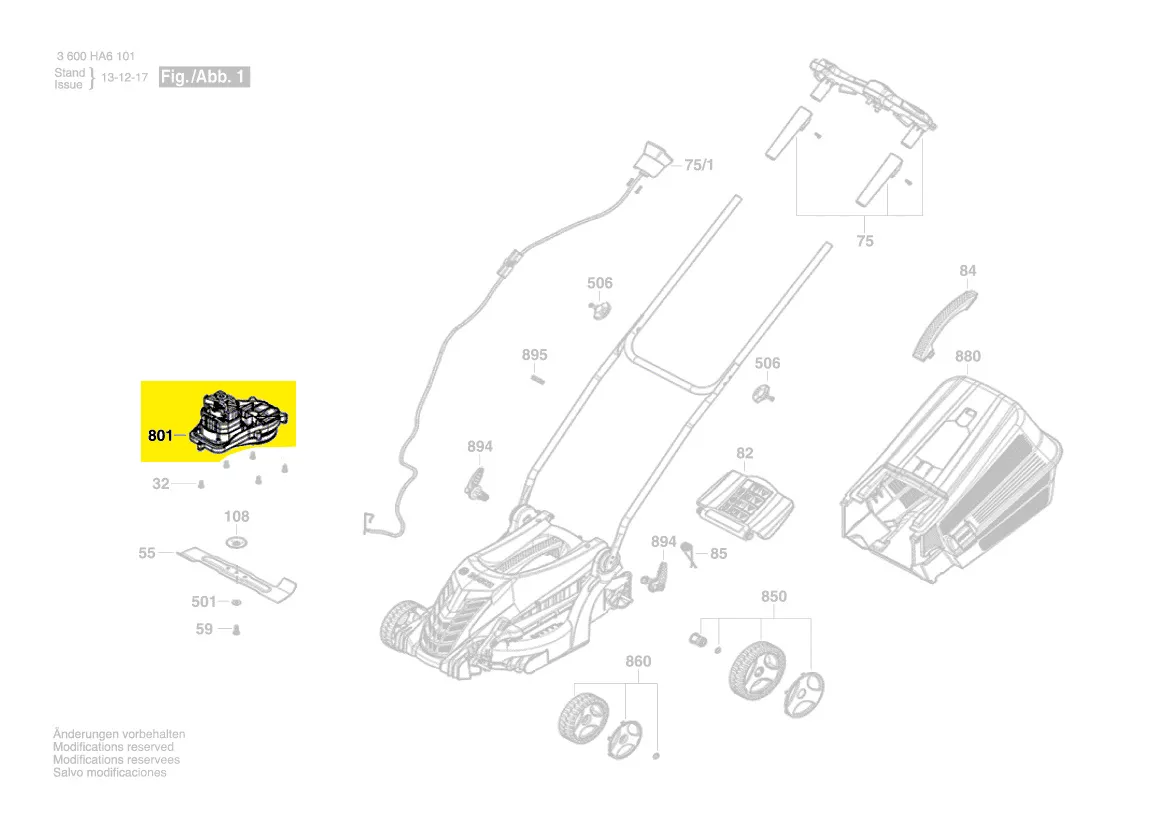 Moteur réf. F 016 F04 504 BOSCH